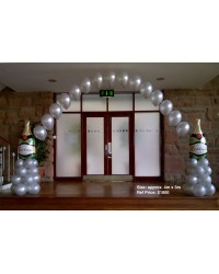 Helium Latex Balloon Arch With Columns